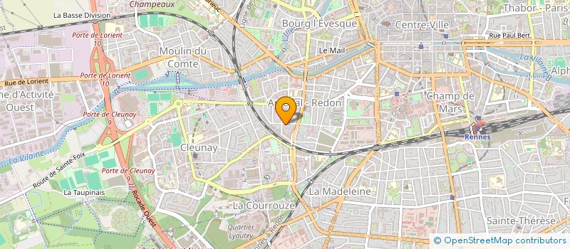 localisation de l'entreprise COPRO IM R DUVAL  RENNES