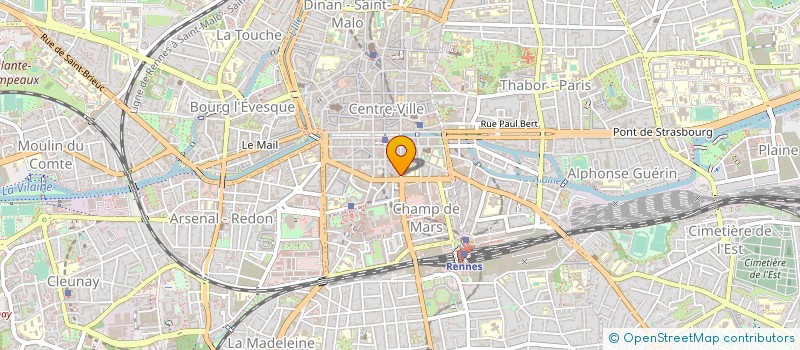 localisation de l'entreprise COPRO IM R JOFFRE  RENNES