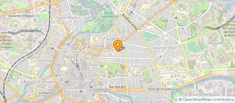 localisation de l'entreprise COPRO IM R MACE  RENNES