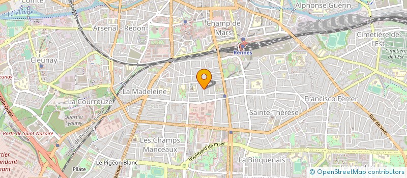 localisation de l'entreprise COPRO IM R MARGUERITE  RENNES