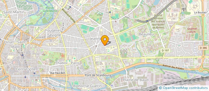 localisation de l'entreprise COPRO IM R MICHELET  RENNES