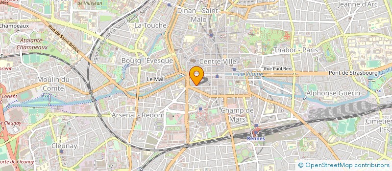 localisation de l'entreprise COPRO IM R POULLAIN DUPARC  RENNES