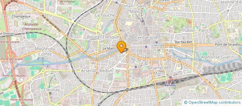 localisation de l'entreprise COPRO IM R SANTE GABRIEL  RENNES