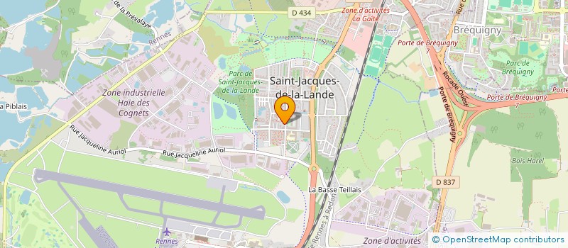 localisation de l'entreprise COPRO IM RESIDENCE DU MAIL 38 40  SAINT-JACQUES-DE-LA-LANDE