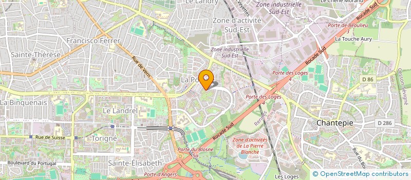 localisation de l'entreprise COPRO IM. RESIDENCE EXETER II  RENNES