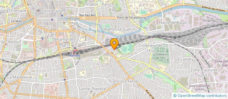 localisation de l'entreprise COPRO IM RIVES LONGS CHAMPS  RENNES