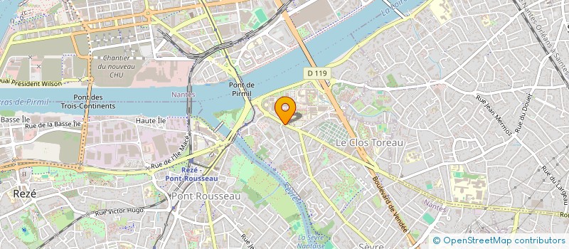 localisation de l'entreprise COPRO IMB LE VISCONTI  NANTES