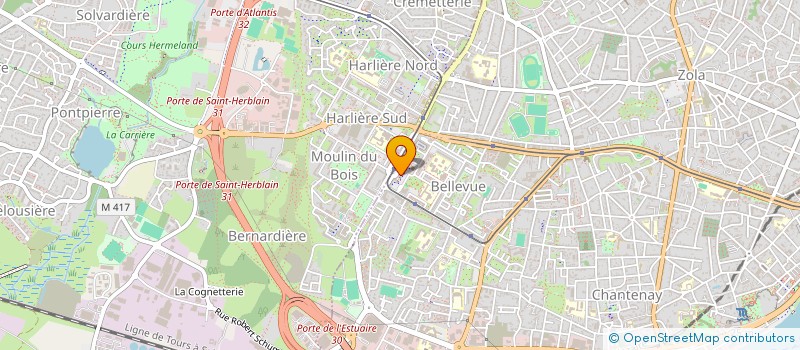 localisation de l'entreprise COPRO IMB RESIDENCE WINSTON CHURCHIL à NANTES