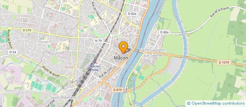 localisation de l'entreprise COPRO IMM 12 R JEAN BAPTISTE FERRET  MACON