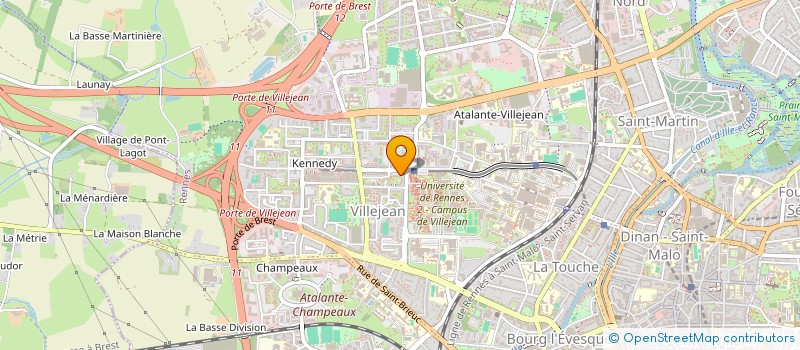 localisation de l'entreprise COPRO IMM KENNEDY 1-3-5  RENNES