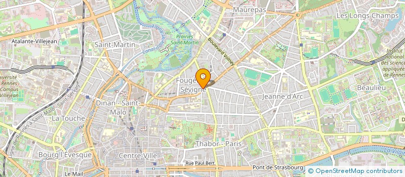 localisation de l'entreprise COPRO IMMEUBLE 101 RUE JEAN GUEHENNO  RENNES