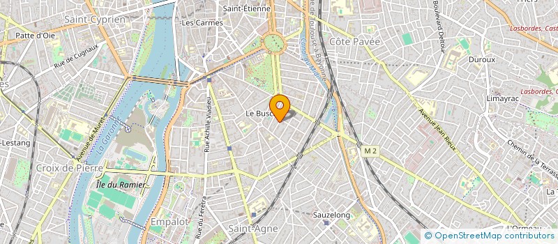 localisation de l'entreprise COPRO IMMEUBLE 23 R ST LUC à TOULOUSE