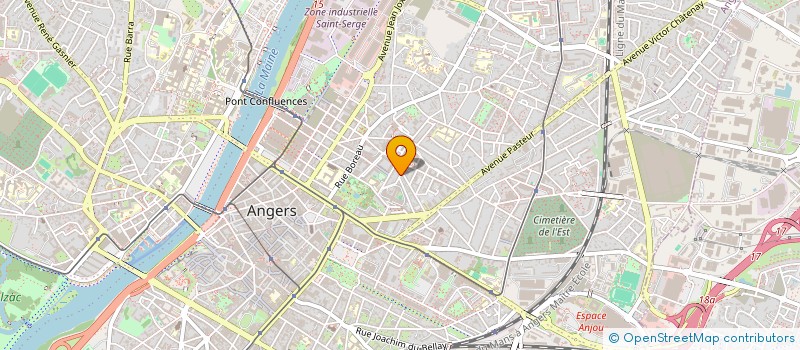 localisation de l'entreprise COPRO IMMEUBLE 8 RUE EMILE ZOLA à ANGERS