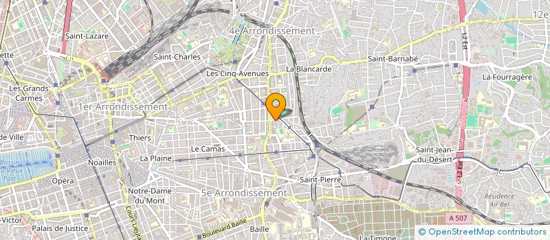 localisation de l'entreprise COPRO IMMEUBLE A à MARSEILLE