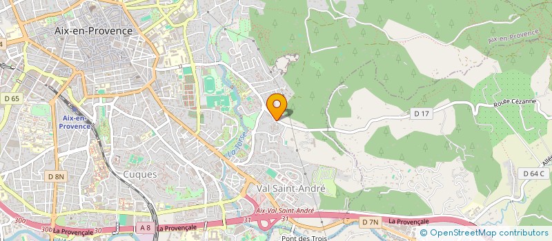 localisation de l'entreprise COPRO JARDINS DE LA TORSE à AIX-EN-PROVENCE