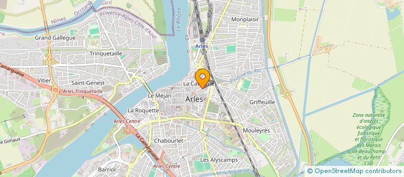 localisation de l'entreprise COPRO JULES FERRY  ARLES