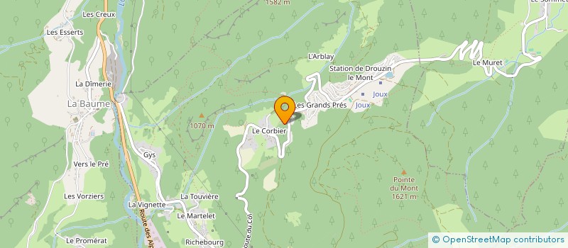 localisation de l'entreprise COPRO L'EDELWEISS  LE BIOT