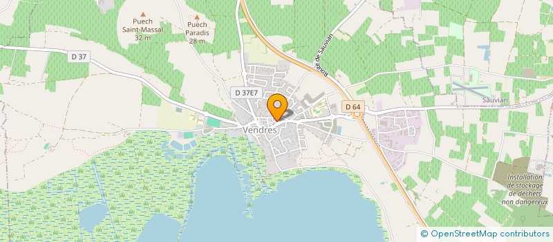 localisation de l'entreprise COPRO *L HIBISCUS  VALRAS-PLAGE