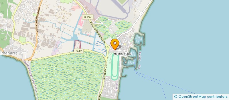 localisation de l'entreprise COPRO L'HIPPOCAMPE à HYERES