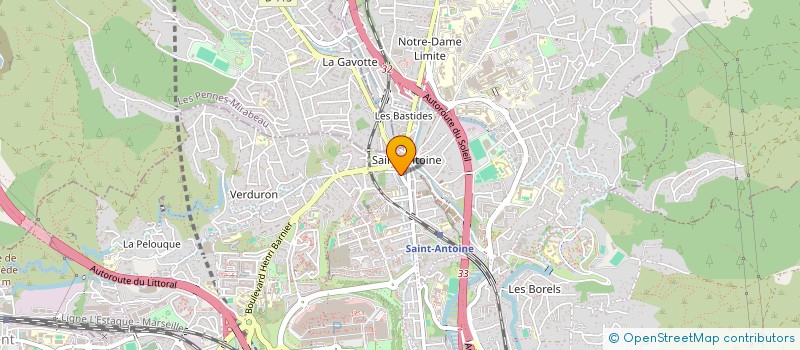 localisation de l'entreprise COPRO LA BIENVENUE  MARSEILLE