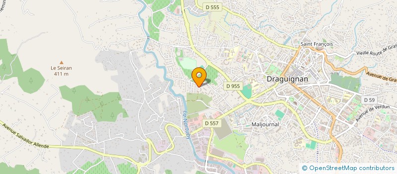 localisation de l'entreprise COPRO LA CERISAIE  DRAGUIGNAN