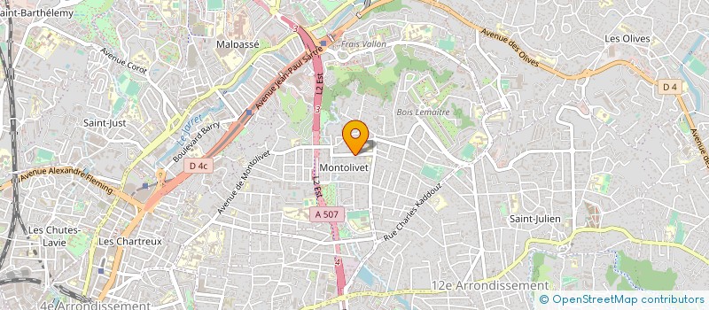 localisation de l'entreprise COPRO LA CERISERAIE à MARSEILLE