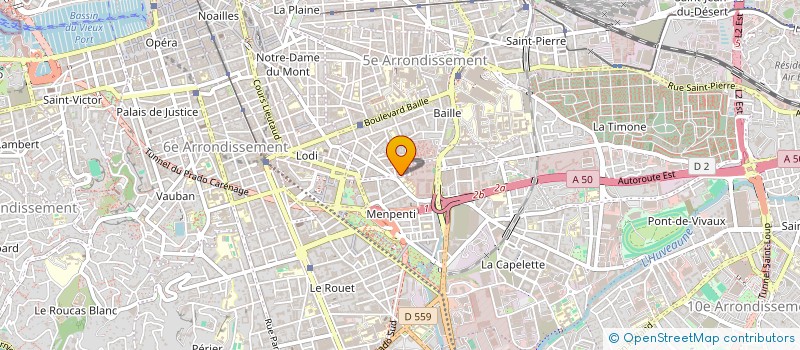 localisation de l'entreprise COPRO LA CLOSERIE  MARSEILLE