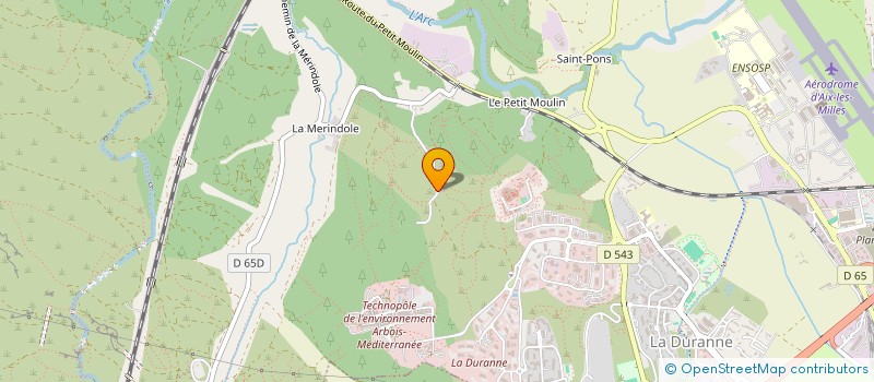 localisation de l'entreprise COPRO LA FARIGOULE à AIX EN PROVENCE