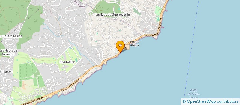 localisation de l'entreprise COPRO LA GALIOTE  COGOLIN