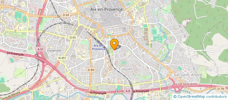 localisation de l'entreprise COPRO LA LUCIE D OR à AIX-EN-PROVENCE