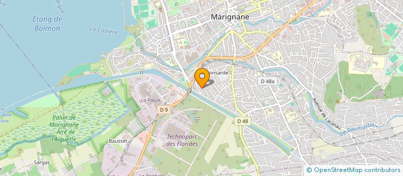 localisation de l'entreprise COPRO LA PONSARDE 3 à MARIGNANE