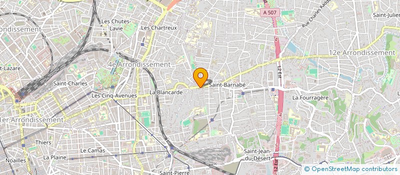 localisation de l'entreprise COPRO LA PROVENCE REP PAR D4 IMMOBILIER à MARSEILLE