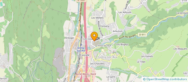 localisation de l'entreprise COPRO LA SARRAZ  GRESY-SUR-AIX