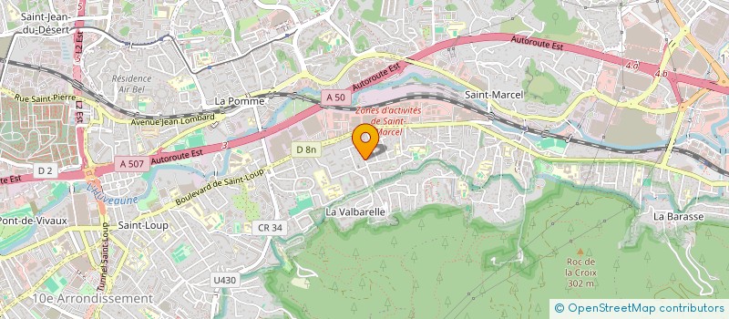 localisation de l'entreprise COPRO LA VALVARELLE à MARSEILLE
