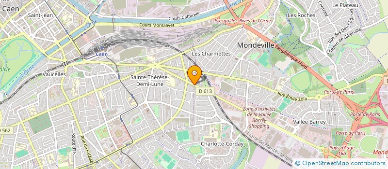 localisation de l'entreprise COPRO LANDEMAINE ANDRE AV DE PARIS à CAEN