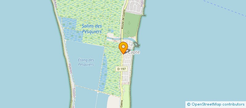 localisation de l'entreprise COPRO LE BELLEVUE à HYERES