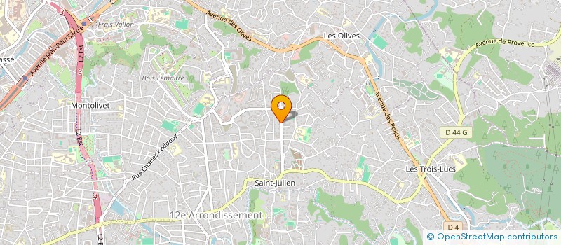 localisation de l'entreprise COPRO LE BELVEDERE à MARSEILLE