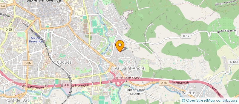 localisation de l'entreprise COPRO LE BELVEDERE à AIX EN PROVENCE