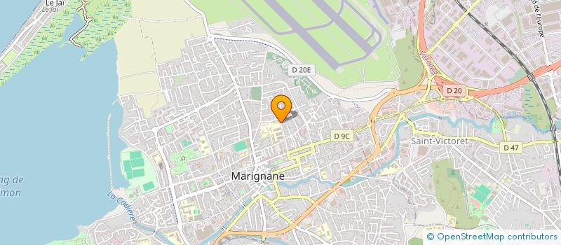 localisation de l'entreprise COPRO LE BLERIOT à MARIGNANE