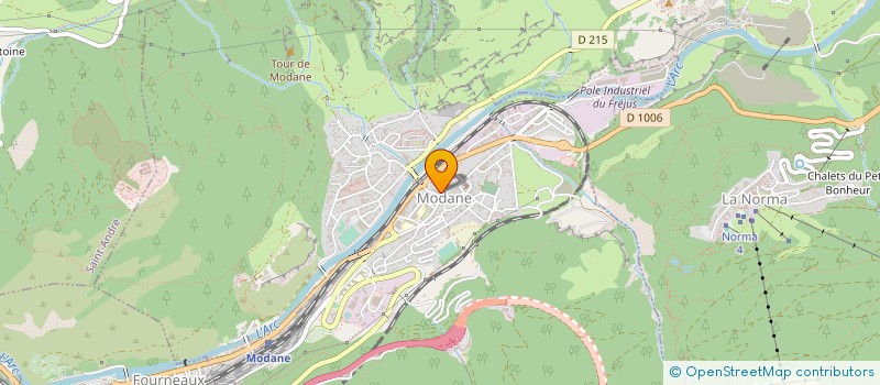 localisation de l'entreprise COPRO LE BOUQUETIN  MODANE