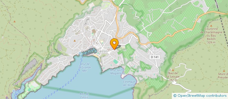 localisation de l'entreprise COPRO LE CEZANNE  CASSIS