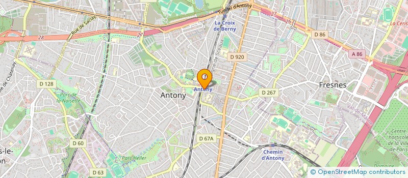 localisation de l'entreprise COPRO LE CLOS AMANDINE à ANTONY