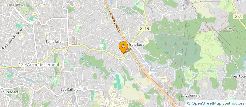 localisation de l'entreprise COPRO LE CLOS DES CEDRES à MARSEILLE