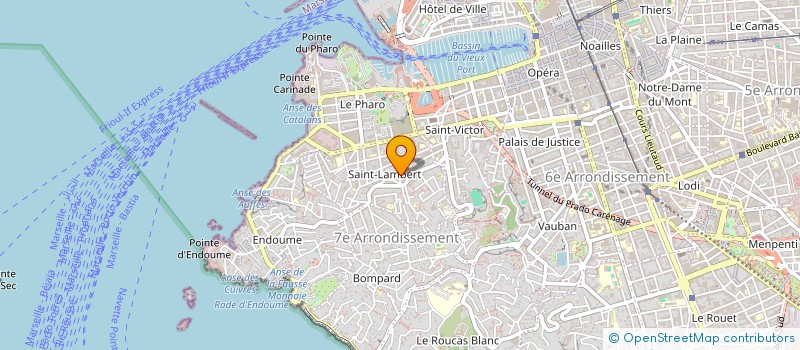localisation de l'entreprise COPRO LE COTEAU  MARSEILLE