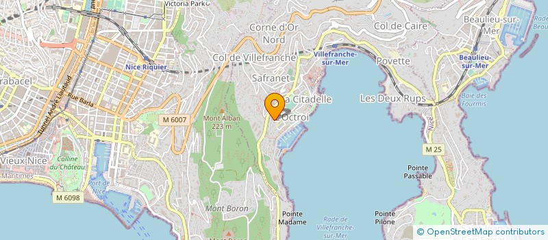 localisation de l'entreprise COPRO LE FLOREAL à VILLEFRANCHE-SUR-MER