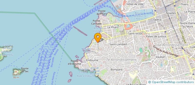 localisation de l'entreprise COPRO LE GALLION  MARSEILLE