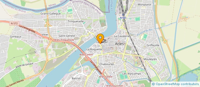 localisation de l'entreprise COPRO LE GOUBERT  ARLES