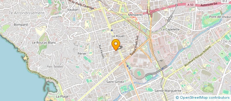 localisation de l'entreprise COPRO LE GOYA GROUPE 3 à MARSEILLE