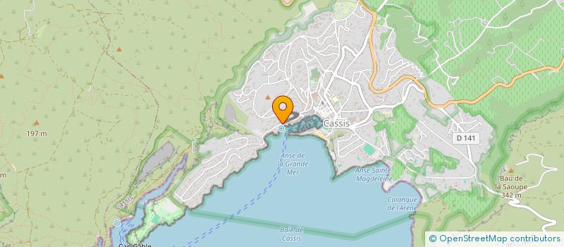 localisation de l'entreprise COPRO LE GRAND LARGE  CASSIS