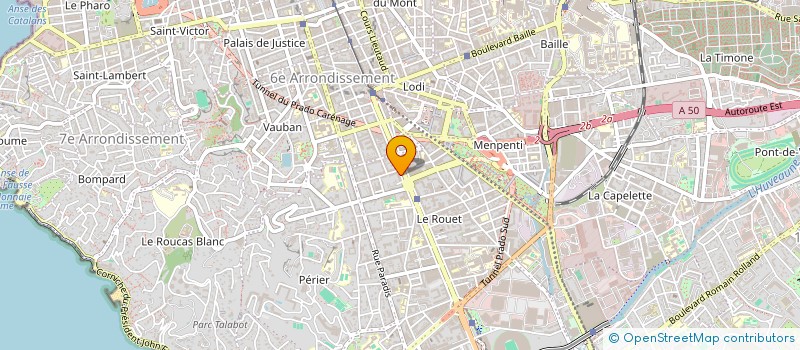localisation de l'entreprise COPRO LE GRECO à MARSEILLE